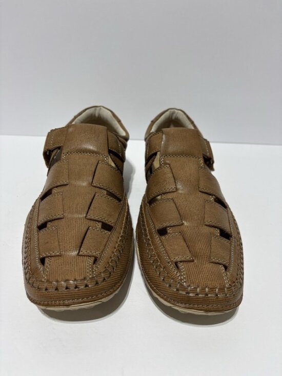 GBX Men’s Sentaur Brown Leather Slip-On Sport Sandals, Size 10.5 M main image 7